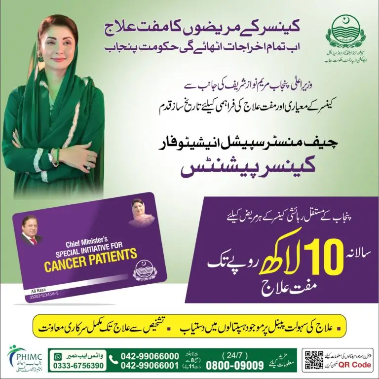 Punjab CM Special Initiative for Cancer Patients